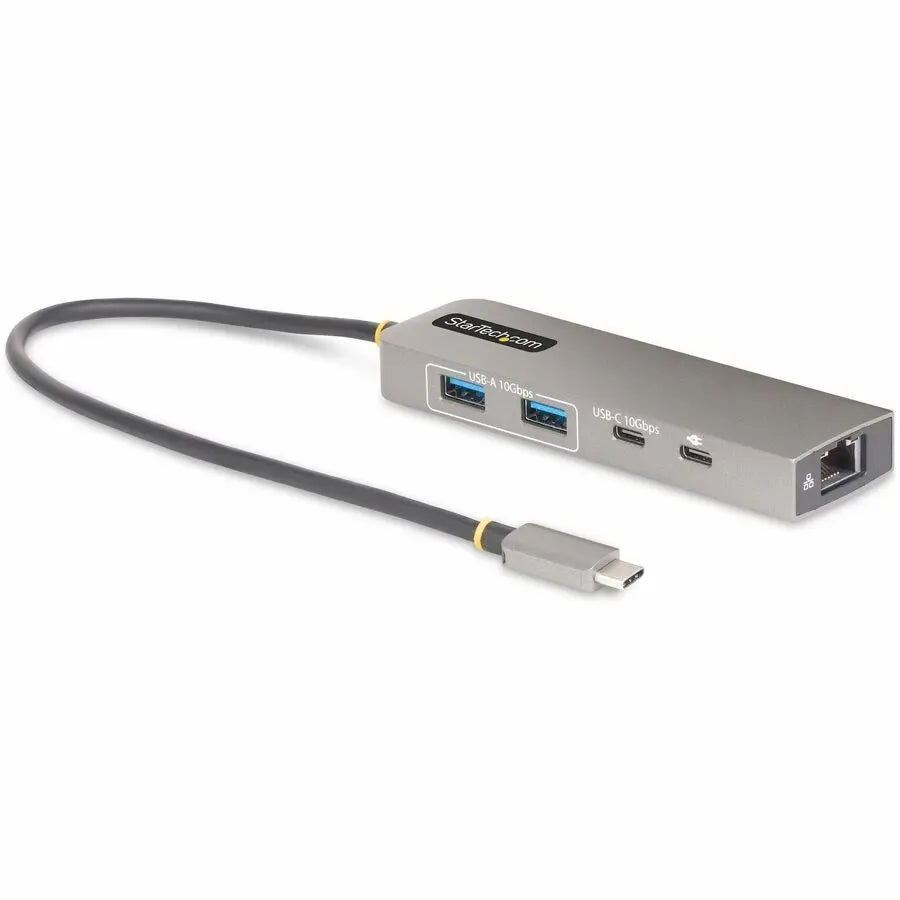 StarTech.com USB-C Hub with 2.5Gb Ethernet and 100W Power Delivery - 3-Port USB 3.2 Gen 2, USB-C, and Ethernet Adapter