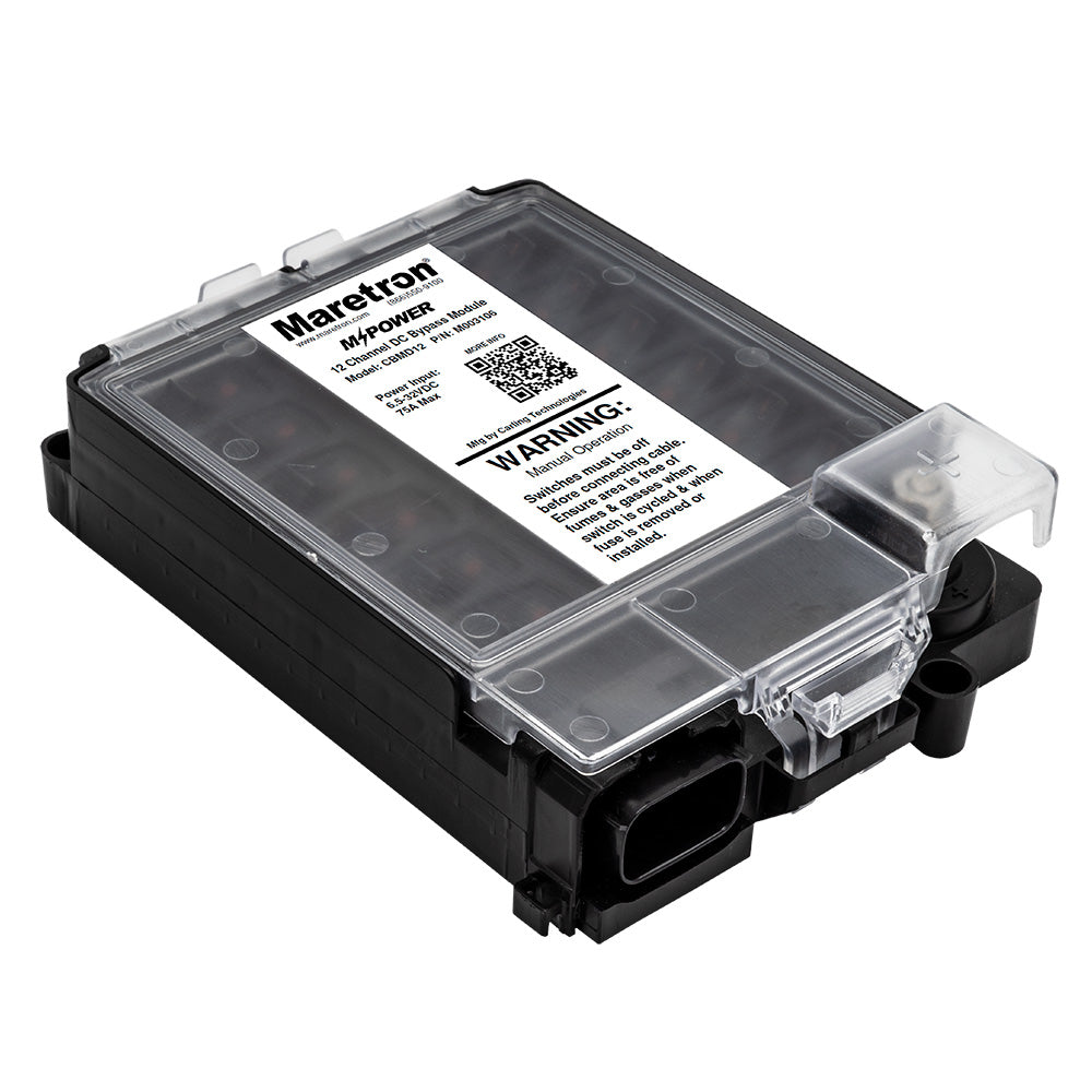 Maretron CBMD12 12-Circuit NMEA 2000 Bypass Module with Manual Switch Control