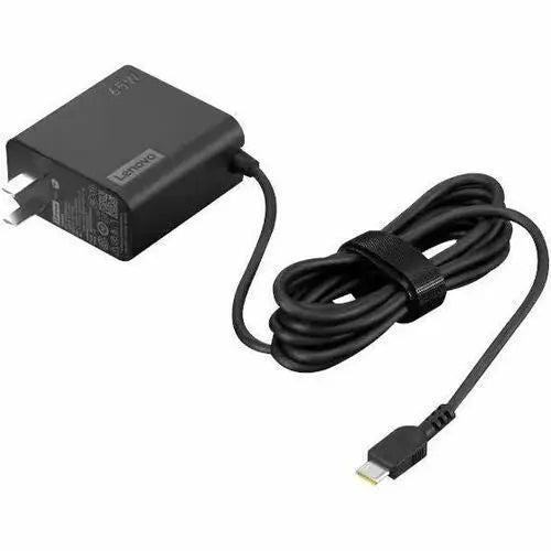 Lenovo 65W USB-C Wall Adapter-US Pin – Fast Charging with PD 3.0 Protocol and 1.7m Cable