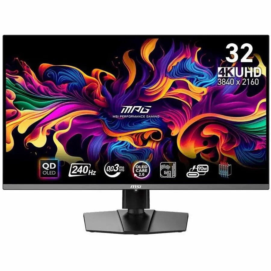 MSI MPG 321URX QD-OLED 32-inch 4K UHD Gaming OLED Monitor - High Refresh Rate and VESA Compatibility