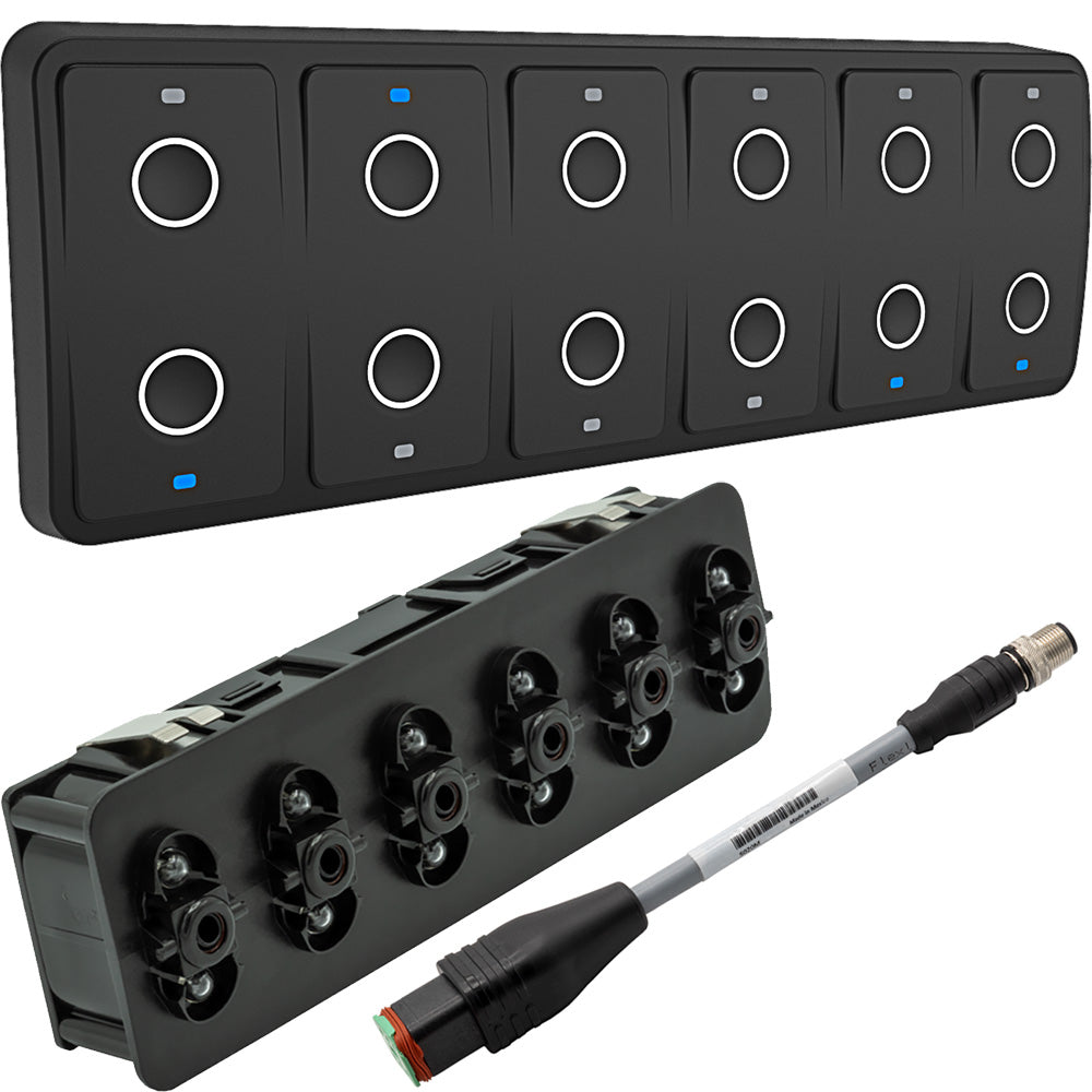 Maretron CKM12 Keypad with NMEA 2000 Adapter Cable - 0.2M for Marine Digital Switching