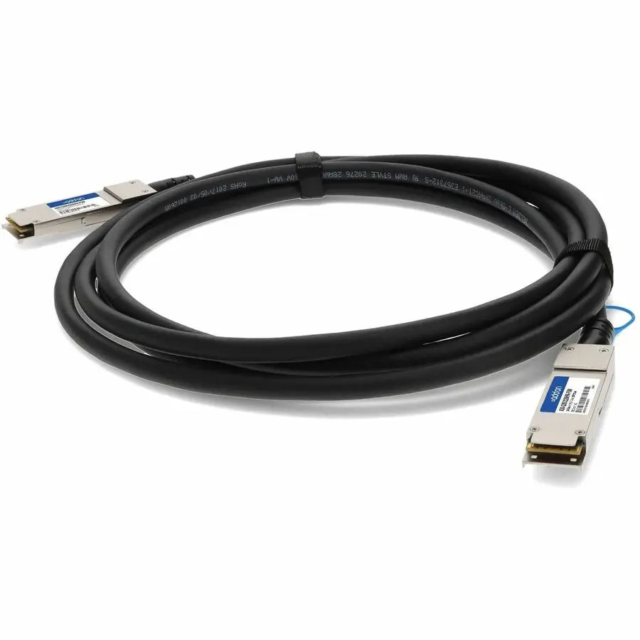 AddOn Cisco QSFP-100G-CU3M to HP 845406-B21 Dual OEM Compatible 100GBase-CU QSFP28 Passive Direct Attach Cable