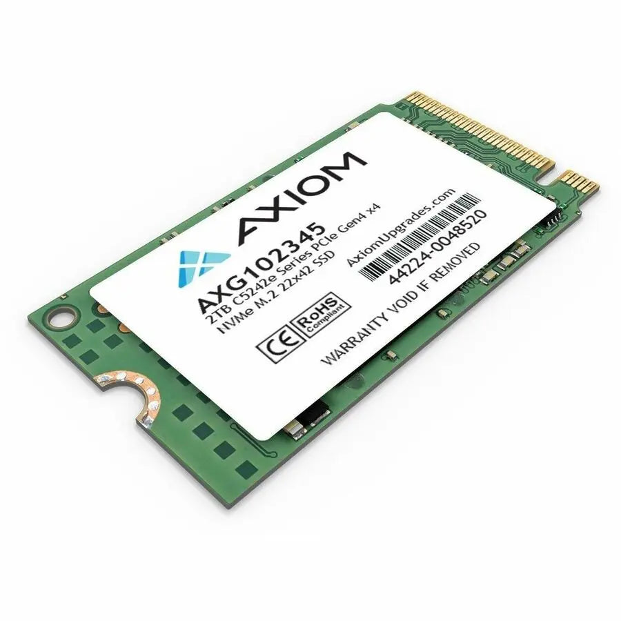 Axiom 2TB C5242e Series PCIe Gen4 NVMe M.2 SSD - High-Speed Data Transfer with 256-bit AES Encryption