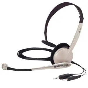 Koss CS95 Noise Cancelling Headset with Boom Microphone and 3.5mm Jack