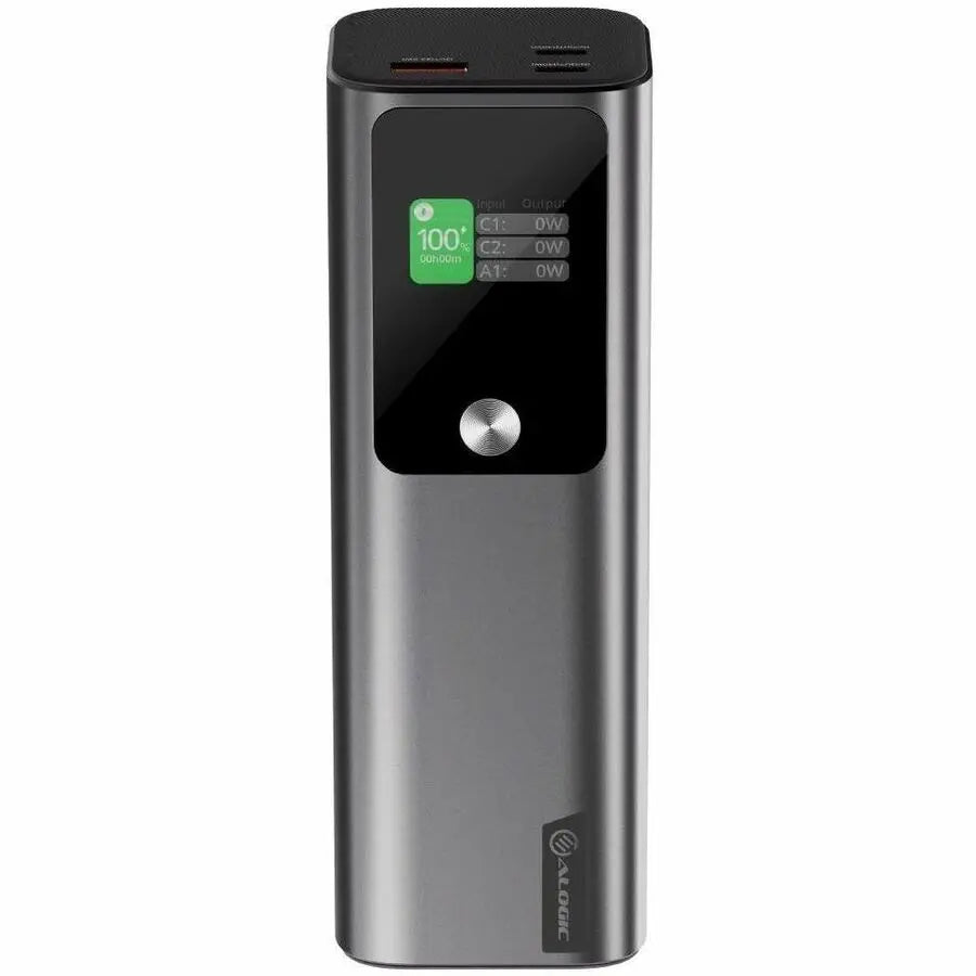 Alogic Ark 27,000mAh Power Bank with 140W USB-C Charging - Portable High-Capacity Power Station in Silver