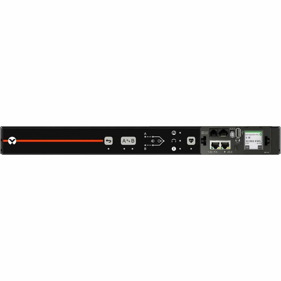 Vertiv Geist VA4N21A0 Rack Transfer Switch - 20A, 120V Single-Phase Power Distribution Unit
