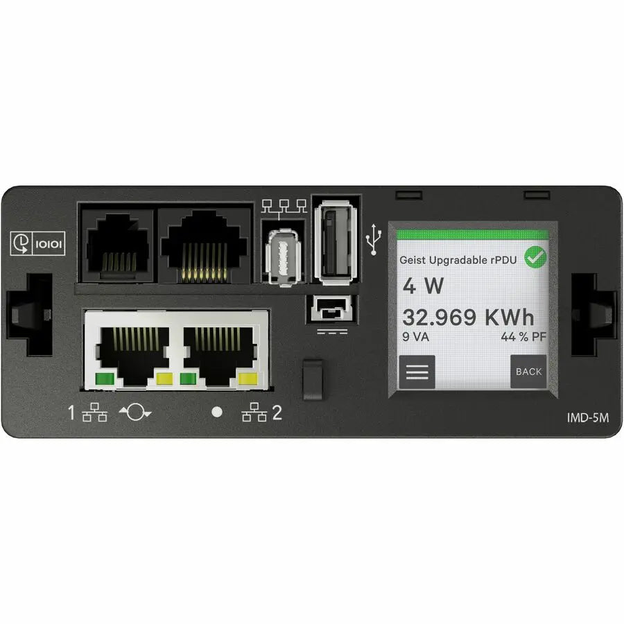 Vertiv Geist MNS3E1R6-12CF18-3TL6A0H10-S 30A 208V Switched Rack Power Distribution Unit with LCD Monitoring