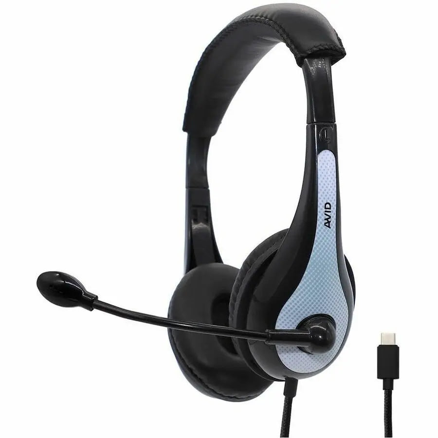 AVID AE-36 USB-C Headset – Modern Over-Ear Design with Noise-Canceling Microphone for Clear Communication and Rich Stereo Sound