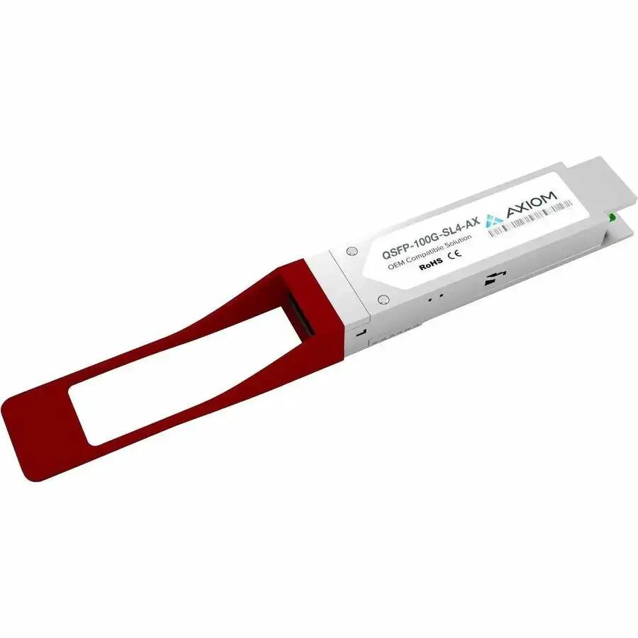 Axiom QSFP28 100Gb Ethernet Transceiver Module - Model QSFP-100G-SL4-AX by AXIOM