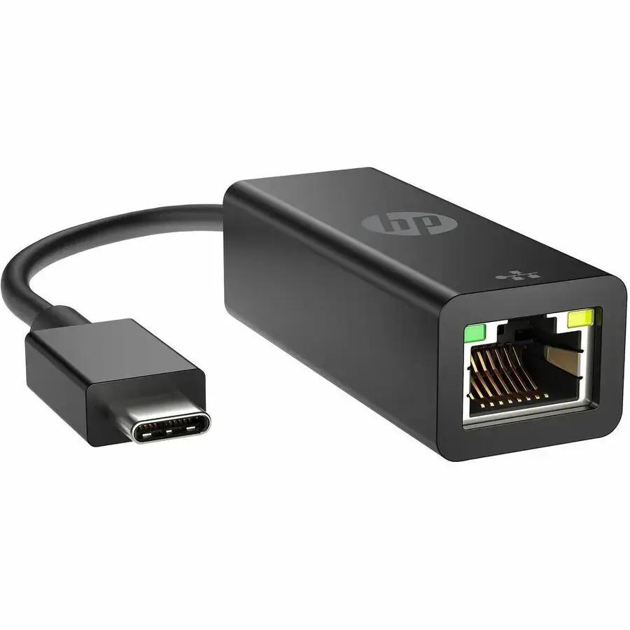 HPI SOURCING - NEW USB-C to RJ45 Ethernet Adapter V7W66AA#ABA for Desktop and Notebook by HPI SOURCING - NEW