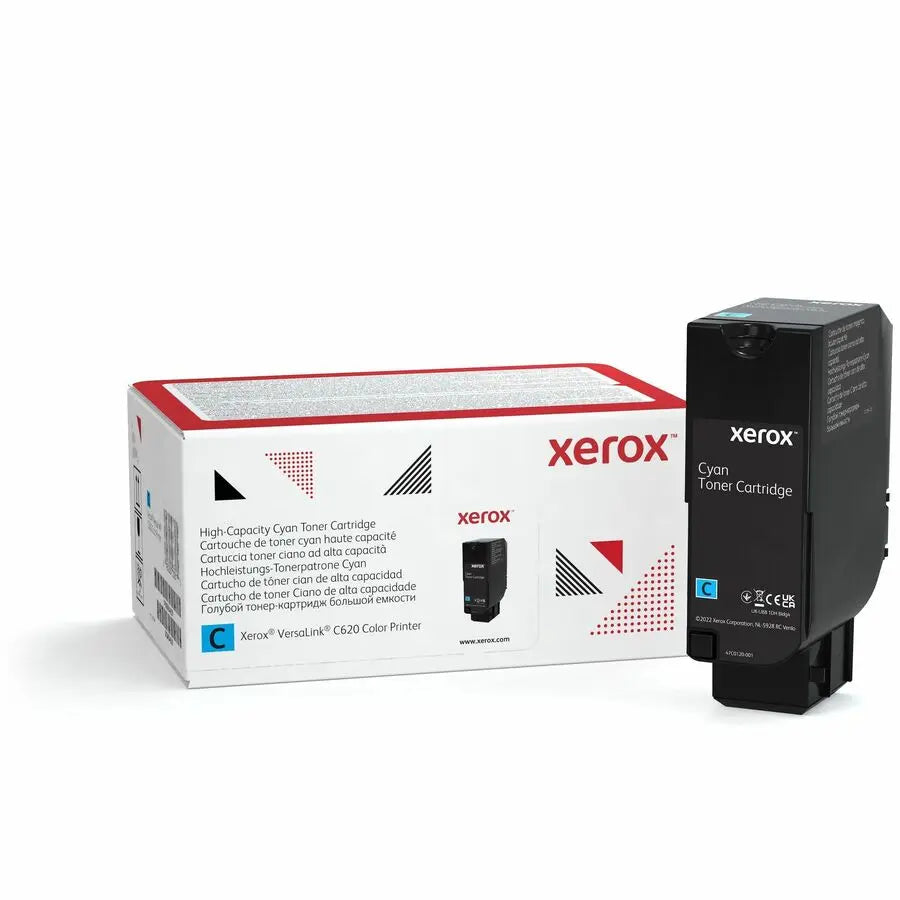 Xerox VersaLink C620 Cyan High Capacity Toner Cartridge (006R04625) – Reliable 12,000 Page Yield