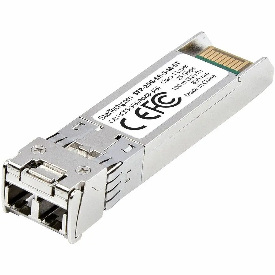StarTech.com SFP28 Module SFP25GSRSMST – 25Gbps Multimode Fiber Optic Transceiver for Data Centers and High-Performance Networks