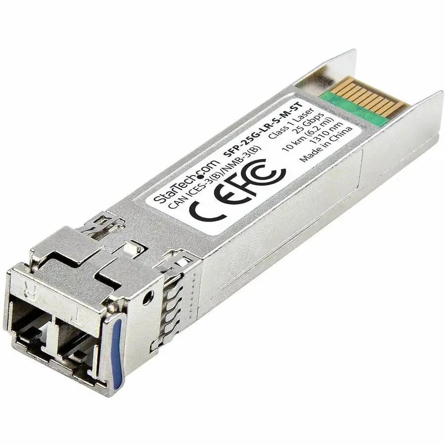 StarTech.com SFP28 Module (Part SFP25GLRSMST) for 25Gbps Single Mode Fiber Connectivity up to 10 km by StarTech.com