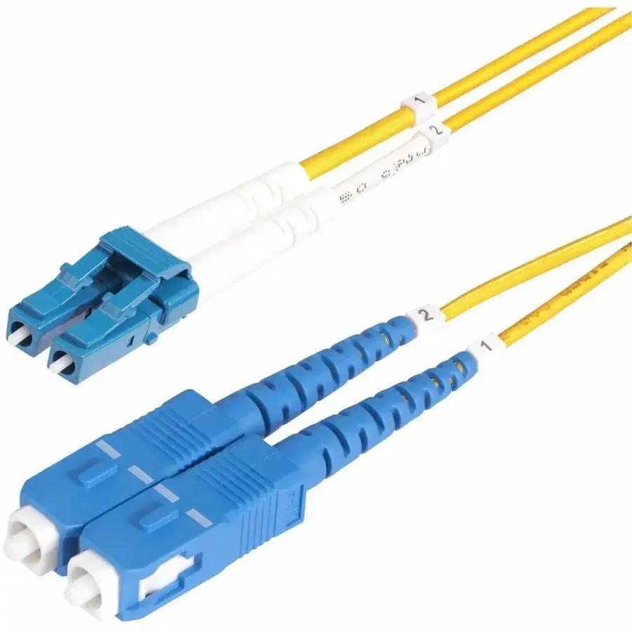 StarTech.com SMLCSCOS250M OS2 Single Mode Duplex Fiber Optic Patch Cable - 50 Feet by StarTech.com