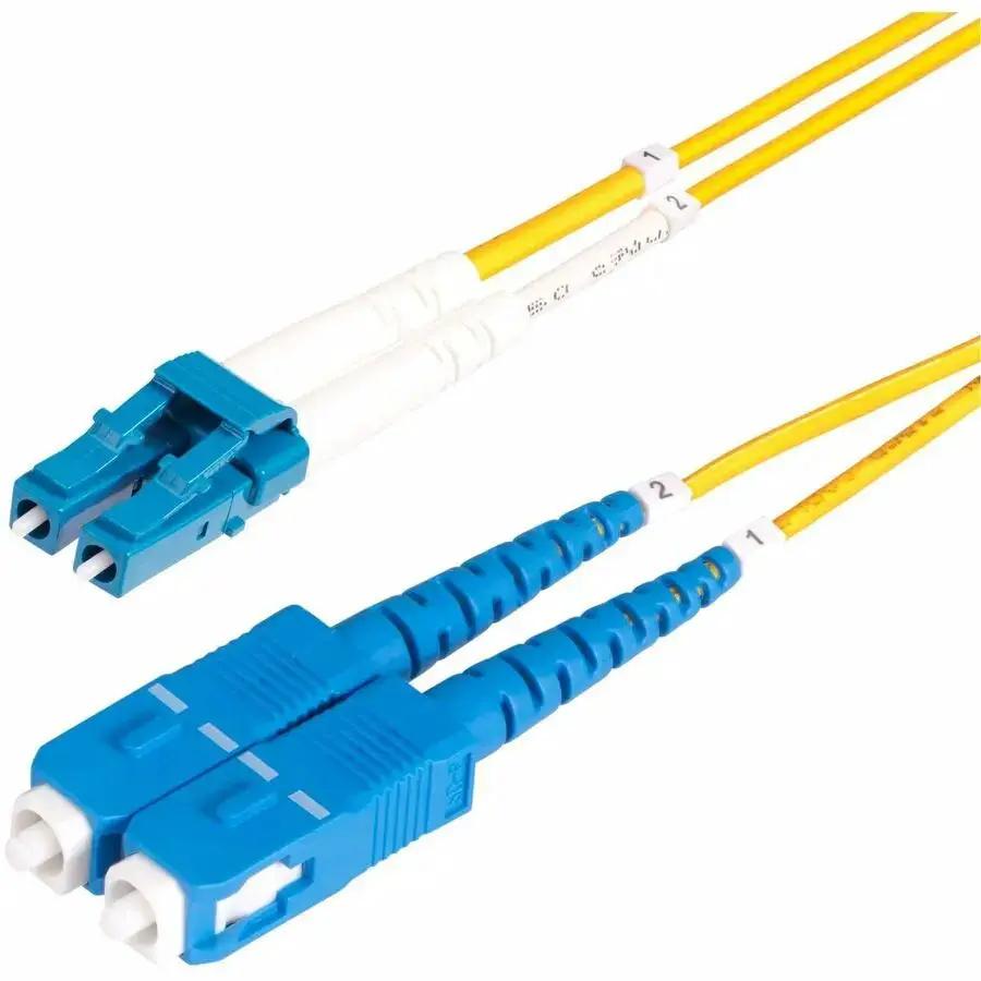 StarTech.com SMLCSCOS225M OS2 Duplex Fiber Optic Patch Cable for 100Gbps Networks by StarTech.com