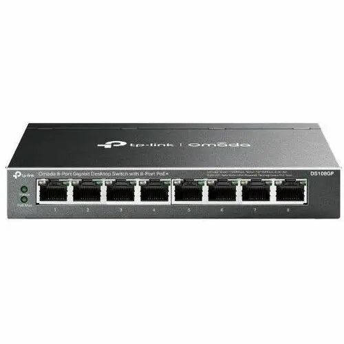 TP-LINK Omada 8-Port Gigabit Desktop Switch with PoE+ - Network Expansion and High-Speed Data Transfer