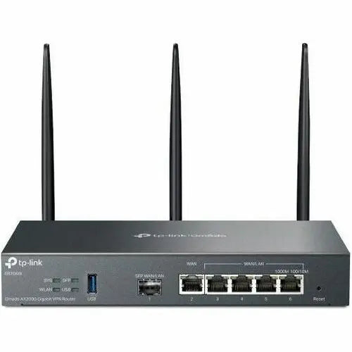 TP-Link Omada ER706W Wi-Fi 6 Gigabit VPN Router with Mesh Technology and 6 Ethernet Ports