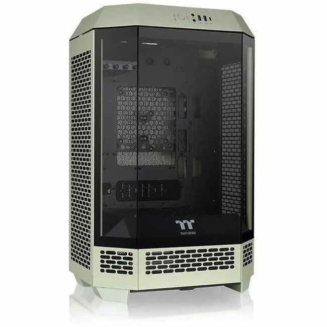 Thermaltake The Tower 300 Matcha Green Micro Tower Case – Compact Mini ITX Design with Support for Up to 8 Fans