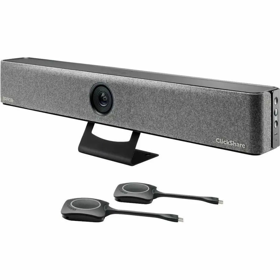 Barco ClickShare Bar Pro R9861633USB2 Wireless Video Conference System with 4K Camera and Interactivity