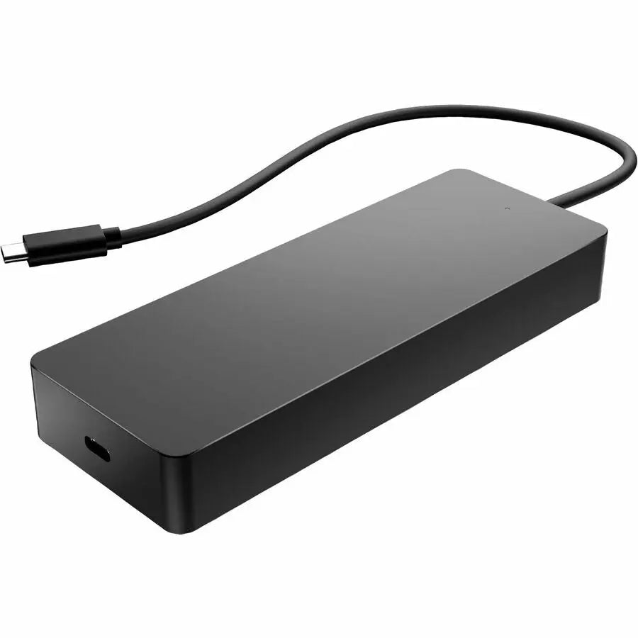 HPI SOURCING - NEW Universal USB-C Multiport Hub (50H98AA) – Black Docking Station for Enhanced Connectivity