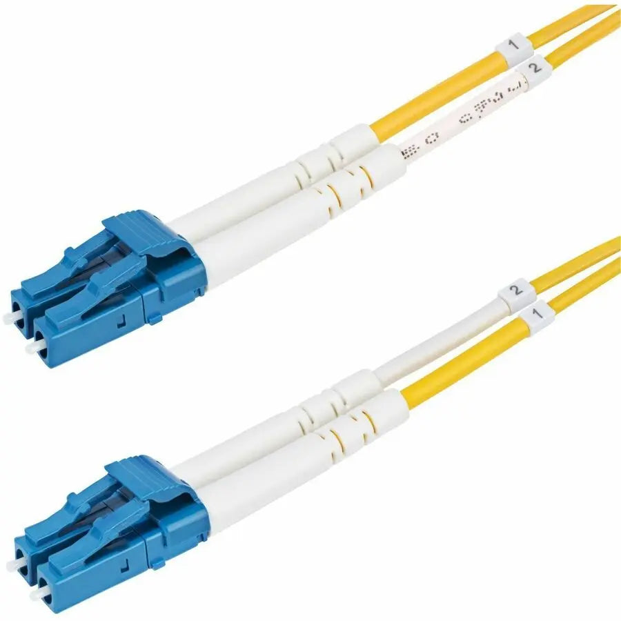 StarTech.com 15m LC to LC OS2 Single Mode Duplex Fiber Optic Cable Part SMDOS2LCLC15M