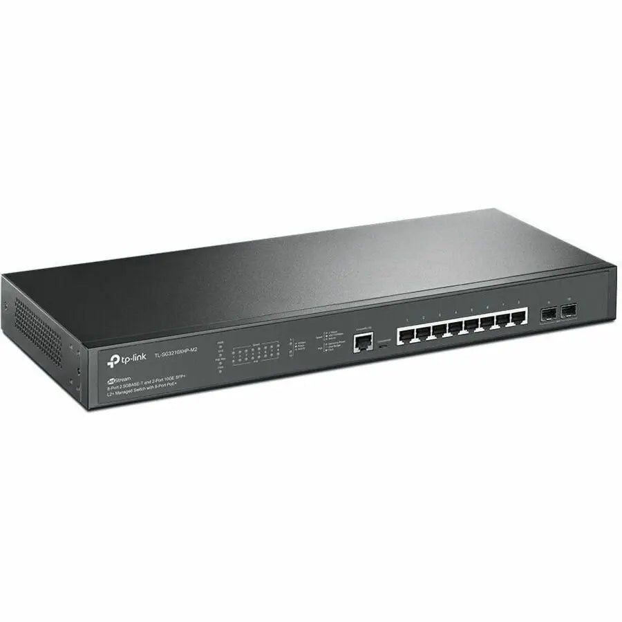 TP-Link JetStream TL-SG3210XHP-M2 Managed Ethernet Switch - 8 Ports with 2.5G PoE+ and 10G Uplink