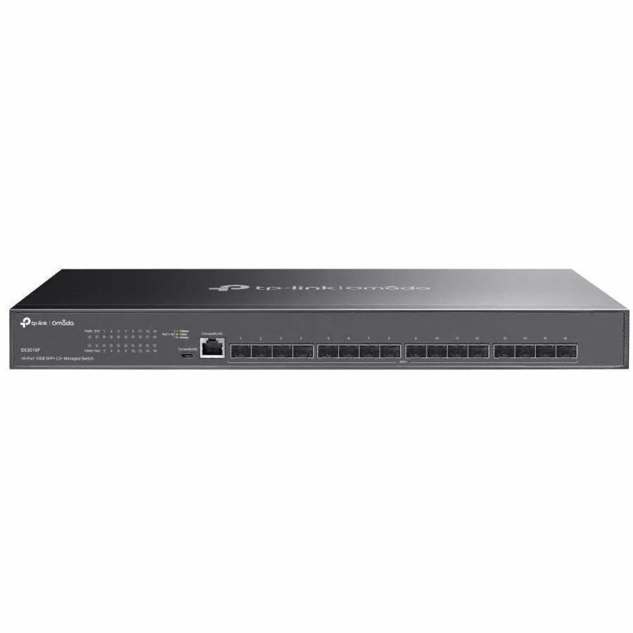 TP-Link Omada SX3016F 16-Port 10G SFP+ Managed Ethernet Switch for High-Speed Aggregation