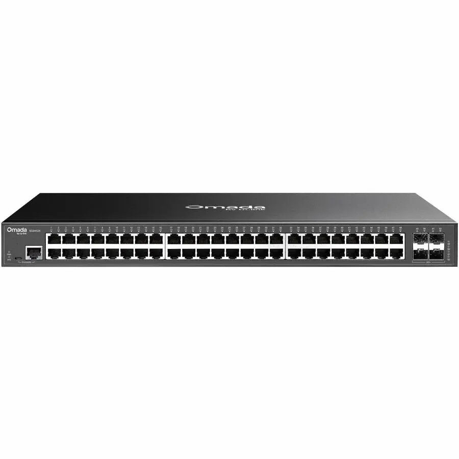 Omada TP-LINK SG3452X 48-Port Gigabit L2+ Managed Switch with 4 10G Uplink SFP+ Slots