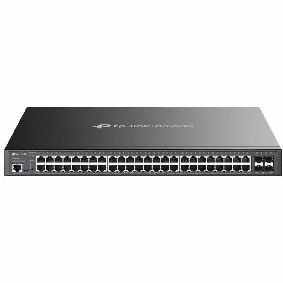 TP-Link Omada SG3452XP 48-Port Gigabit and 4-Port 10G SFP+ Managed Switch with PoE+