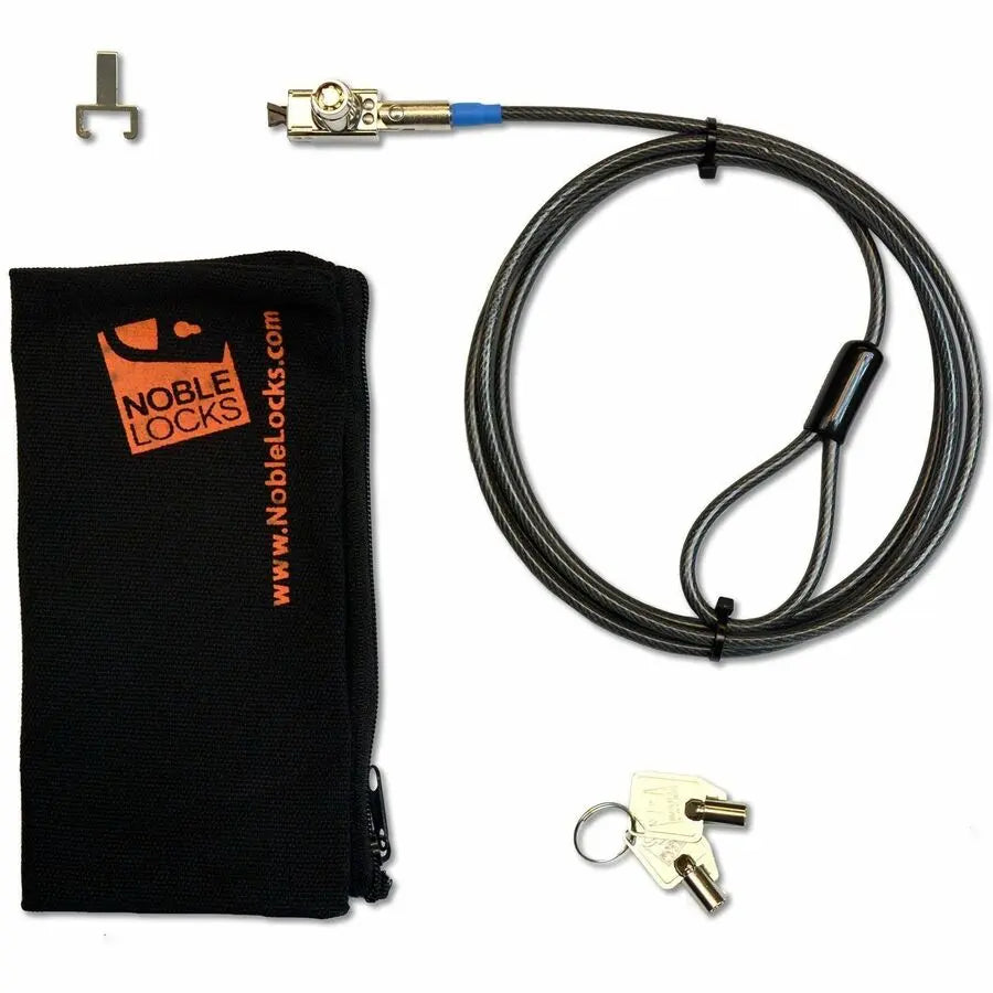 Noble Enterprises Ltd TZ04T Compact Wedge Lock with Barrel Key for Dell Latitude Laptops
