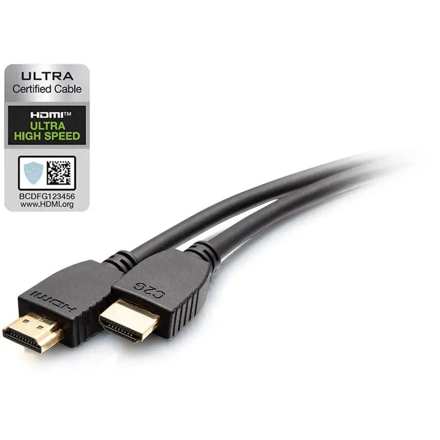 C2G 10ft Plus Series Ultra High Speed HDMI Cable with Ethernet - In-Wall CL2 Rated - 8K 60Hz Support by Legrand Group