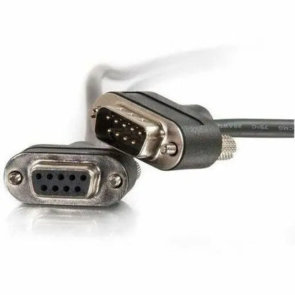 LEGRAND AV C2G 25ft CMG DB9 Serial Data Transfer Cable with Low-Profile Connectors