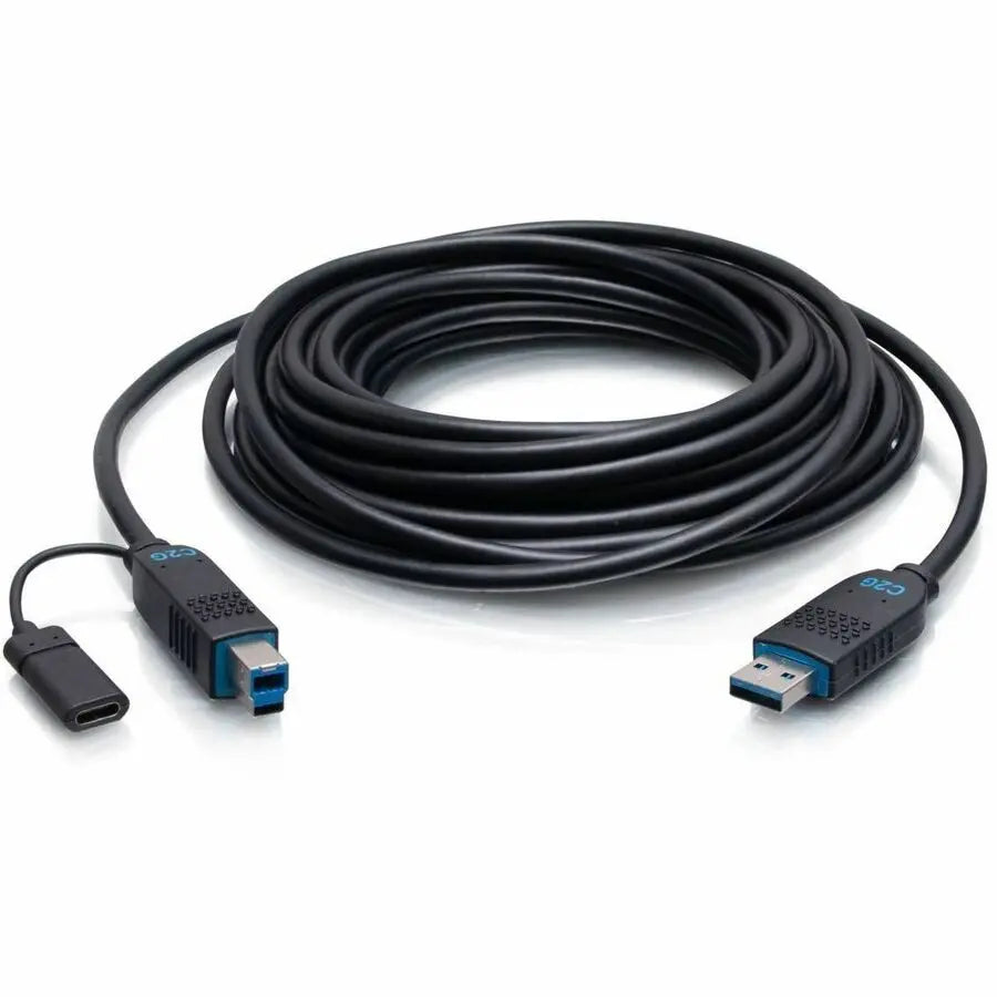 C2G Performance Series 35ft USB 3.2 Active Optical Cable with Fiber Optic Technology
