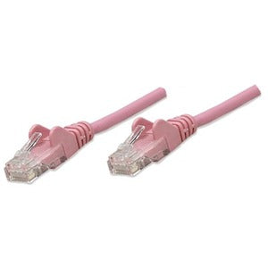 Intellinet Network Solutions Cat6 UTP Patch Cable - 25 ft Pink