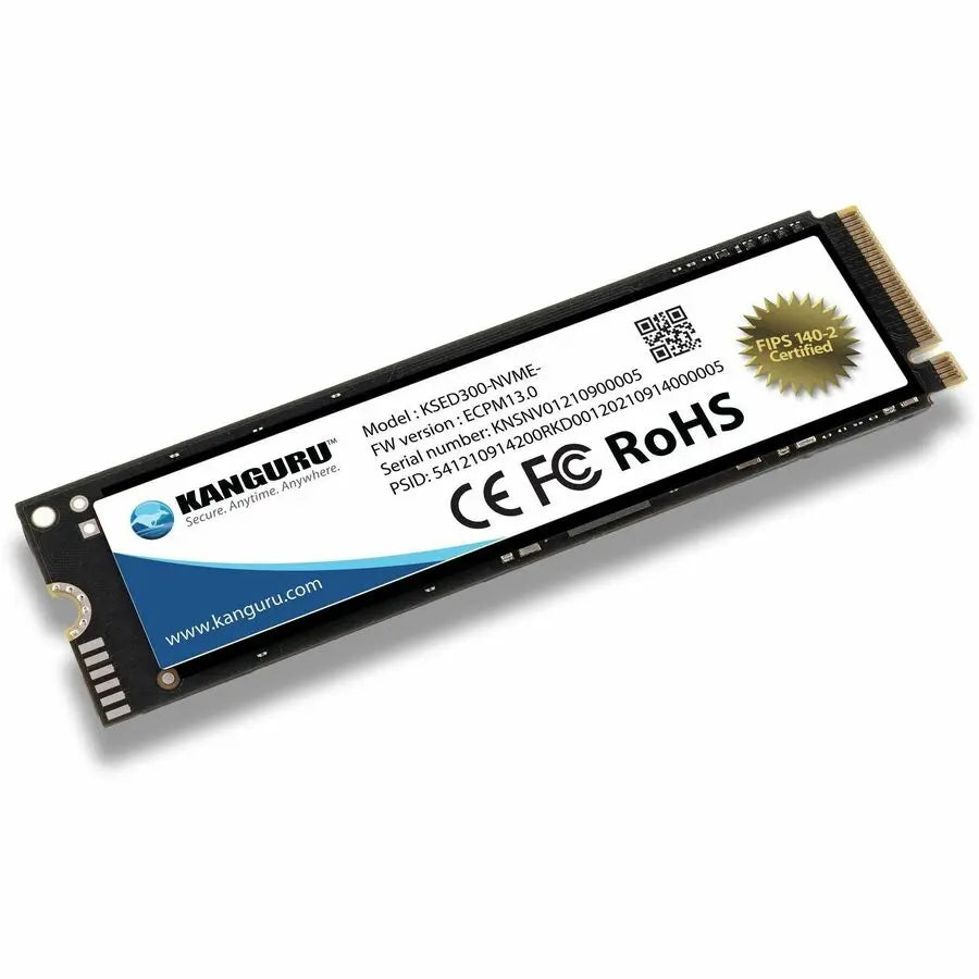 Kanguru Opal SED300 2TB NVMe M.2 SSD – High Security Self-Encrypting Drive with FIPS 140-2 Certification