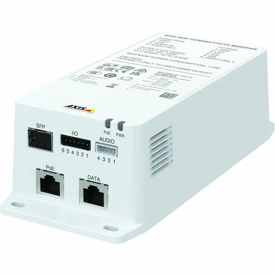 Axis Communications TU8003 90 W PoE Midspan Injector with SFP Support