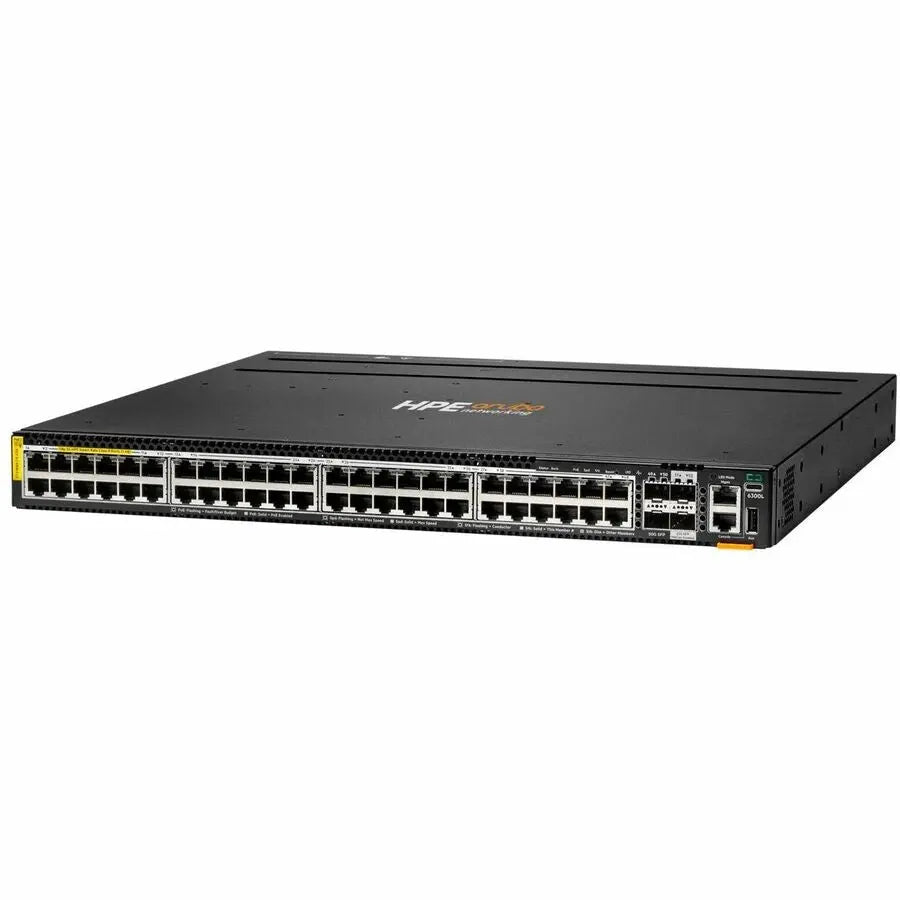 HPE Aruba CX 6300 Ethernet Switch S3L76A – Modular 48-Port Managed Switch for Enterprise and Data Center Networks