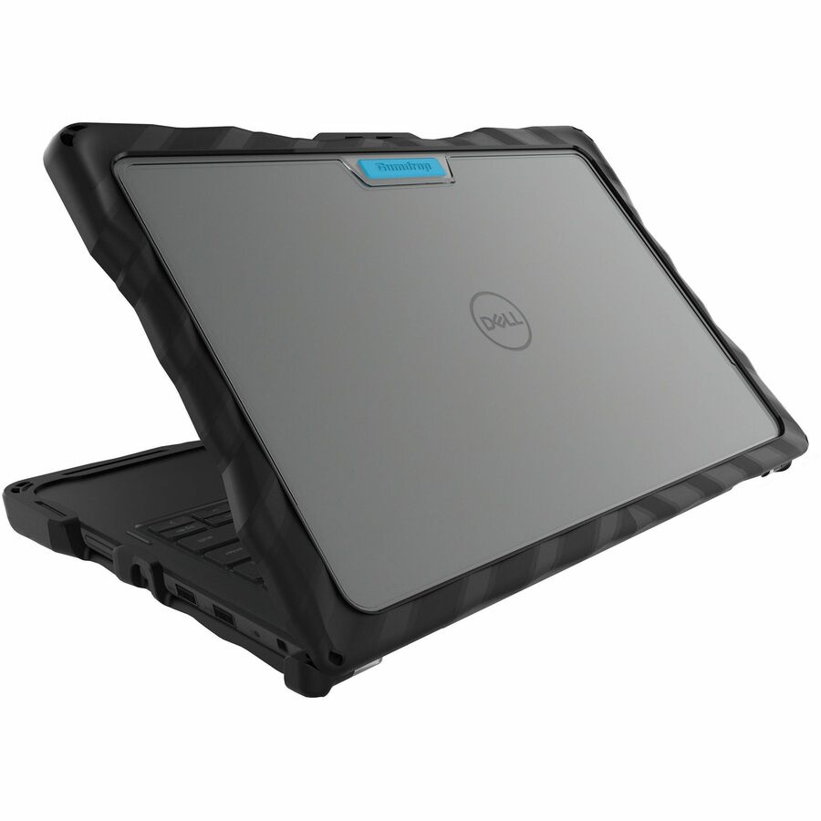 Gumdrop DropTech Rugged Case for Dell 3120, 3110 and 3100 Chromebook Clamshell, Clear, Part 01D020