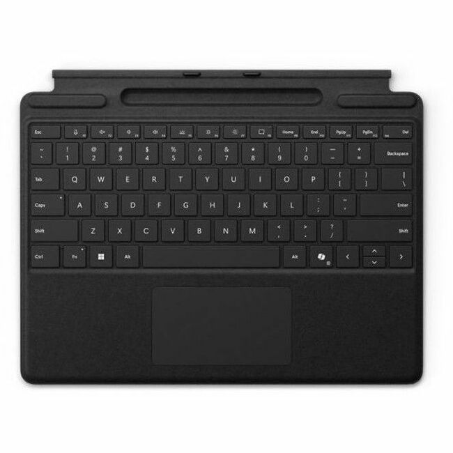 Microsoft Surface Pro 13-inch Keyboard with Pen Storage, Black with Bold Keyset, EP2-00152