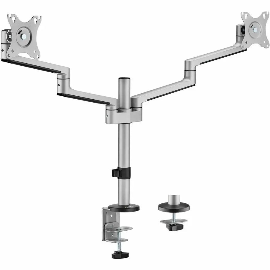 Rocstor Y10N019-S1 Dual Aluminum Monitor Mount with Full Motion Articulating Arms for Up to 32-Inch Screens