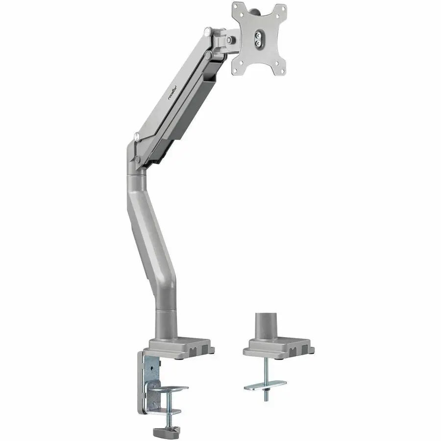 Rocstor ErgoReach Y10N020-S1 Single Desk-Mount Full Motion Monitor Arm - Silver