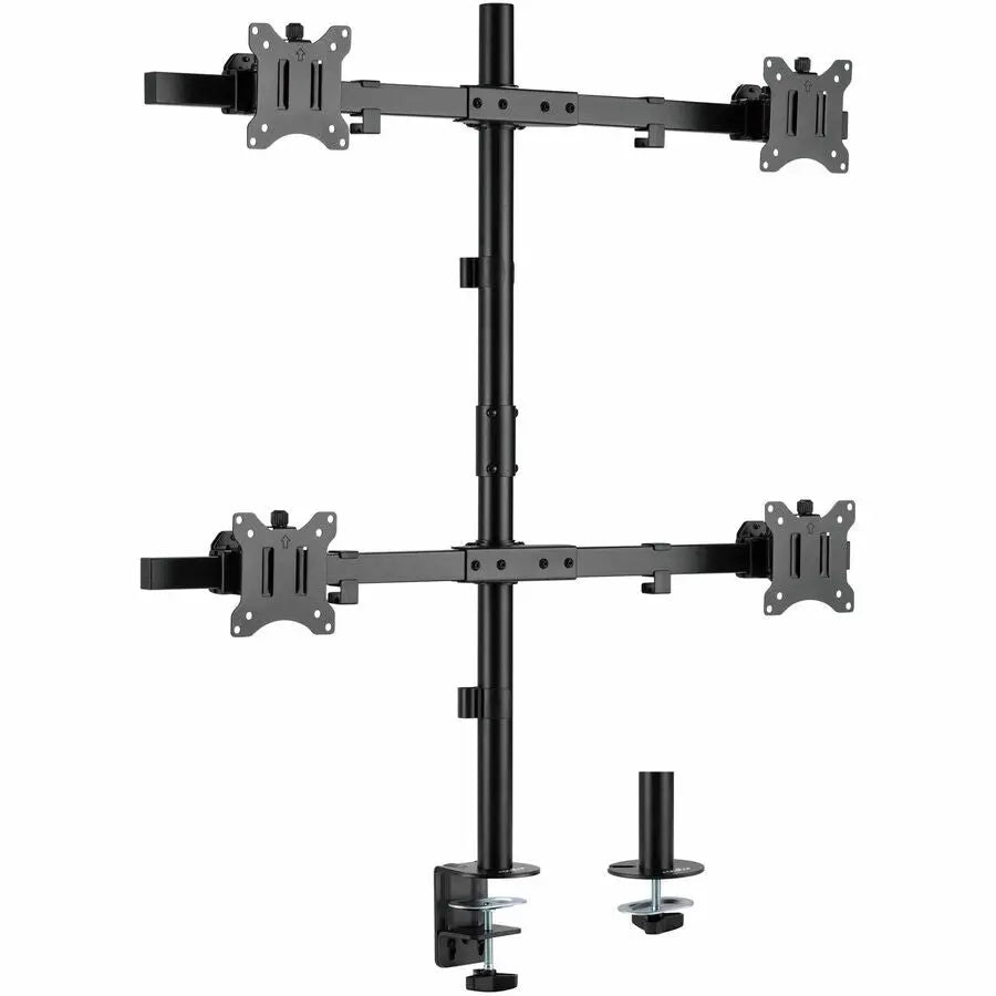 Rocstor Y10N007-B1 ErgoReach Quad Monitor Mount for 17 to 32-Inch Displays
