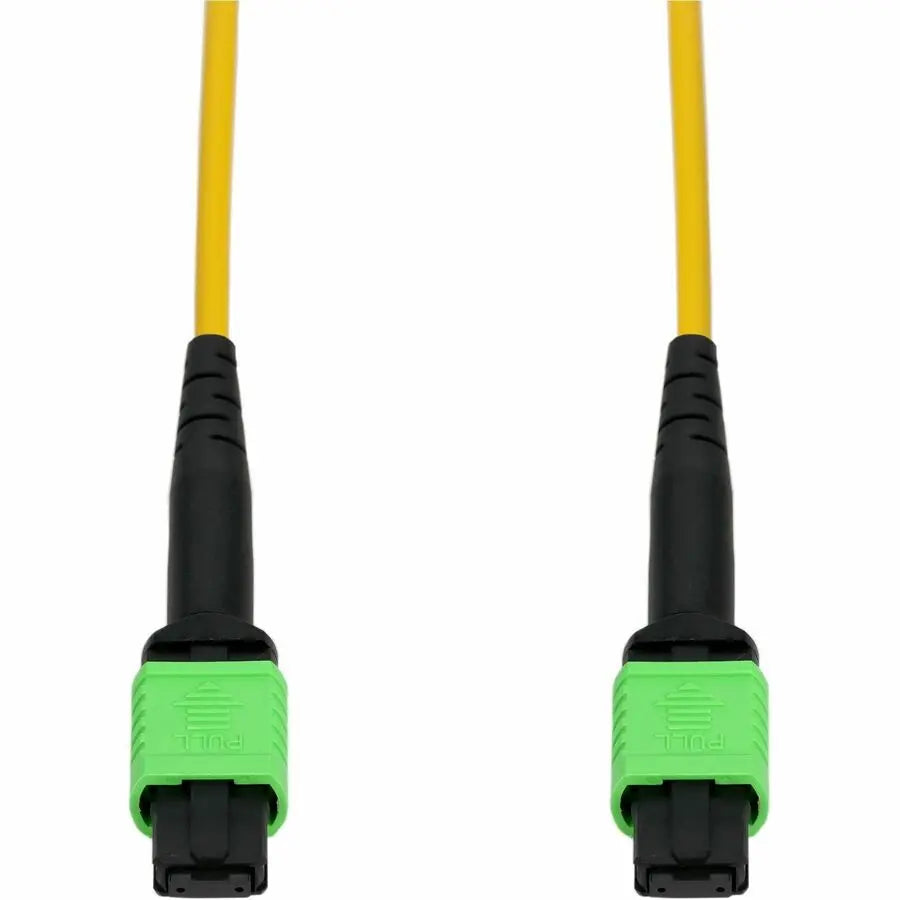 AddOn MFP7E30-N007-AO 7m Angled MPO Fiber Optic Patch Cable - Yellow OS2 Single-Mode Compatibility