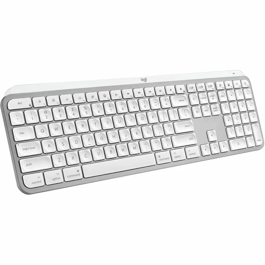 Logitech MX Keys S for Mac Wireless Keyboard - Precise, Backlit, Bluetooth Connectivity, Pale Gray