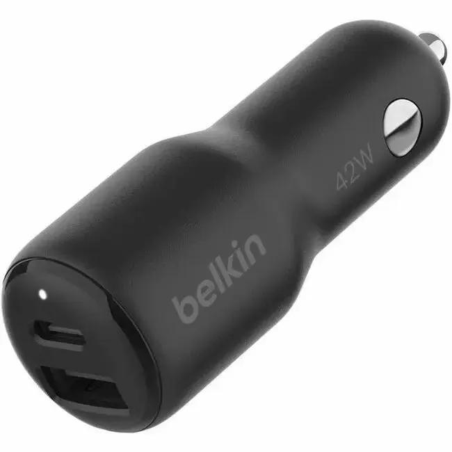 Belkin BoostCharge Dual Car Charger 42W with USB-C PD 3.0 and PPS Technology by Belkin International, Inc