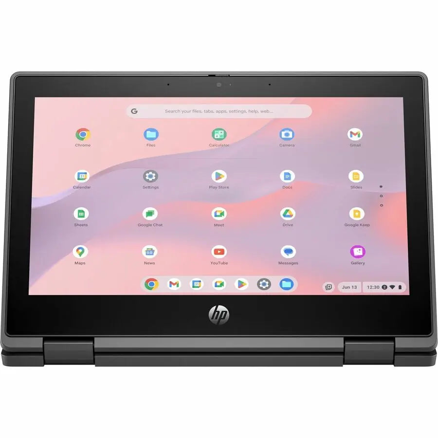 HP Pro x360 Fortis 11 G5 11.6" Touchscreen Rugged Convertible 2 in 1 Chromebook - HD - Intel N-Series N100 - 8 GB - 64 GB Flash Memory - English Keyboard - Jack Black - Smart Buy