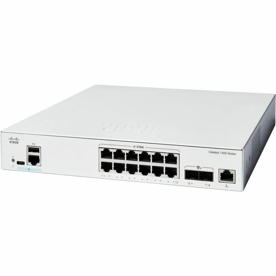 Cisco Catalyst 1300-12XT-2X Layer 3 Switch – Managed Gigabit Ethernet Networking for Small and Medium Business