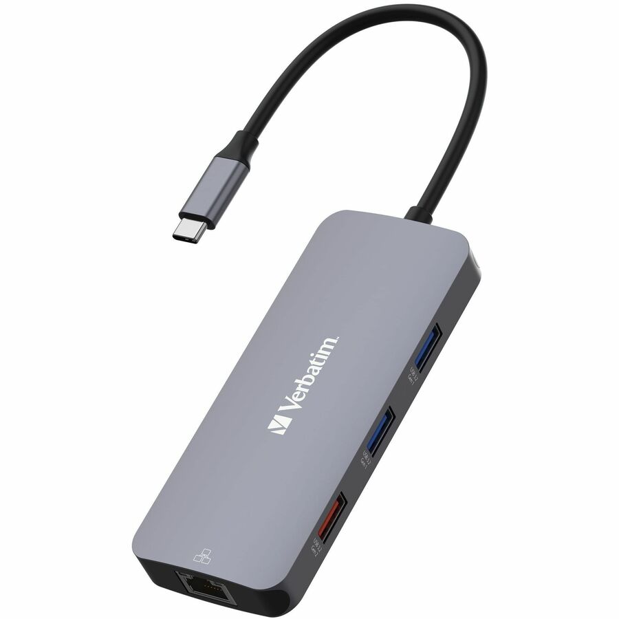 Verbatim Pro USB-C 9-Port Multiport Hub Docking Station, Part Number 32152