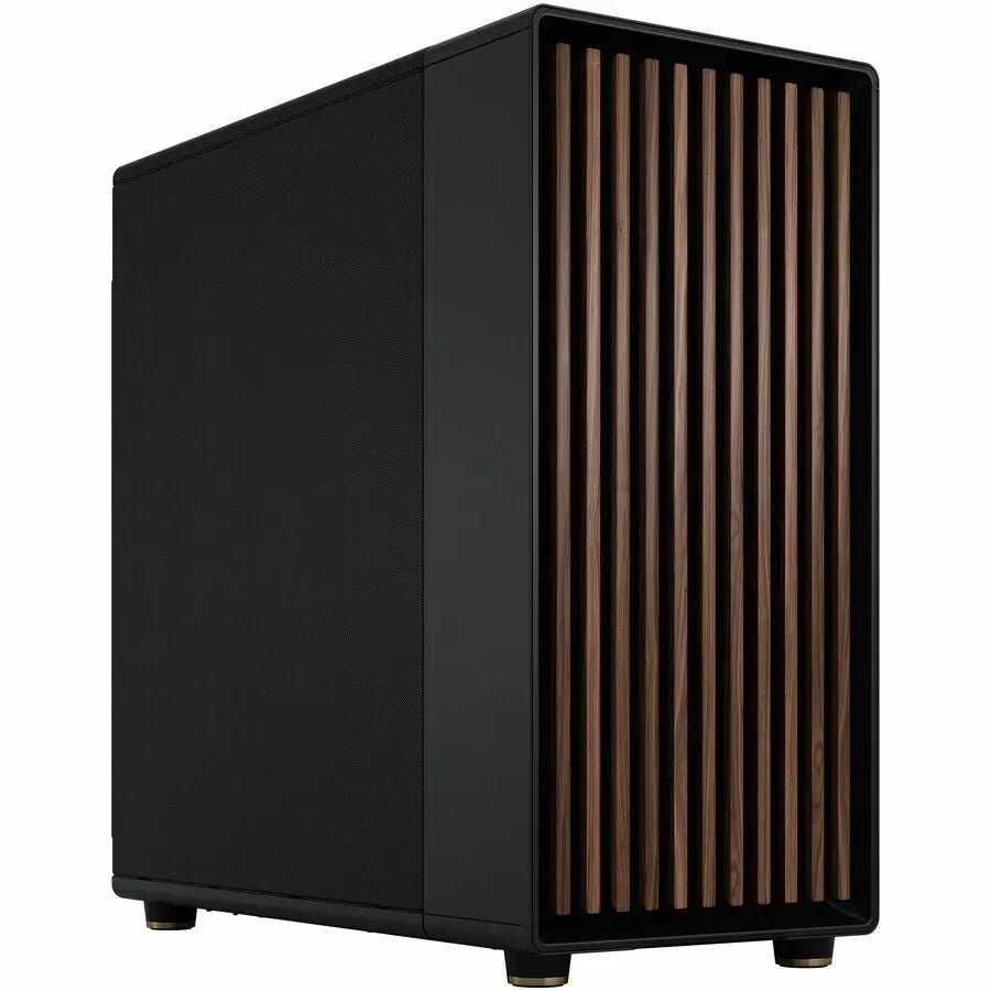 Fractal Design North XL Charcoal Black Gaming Computer Case with Natural Wood and Alloy Details