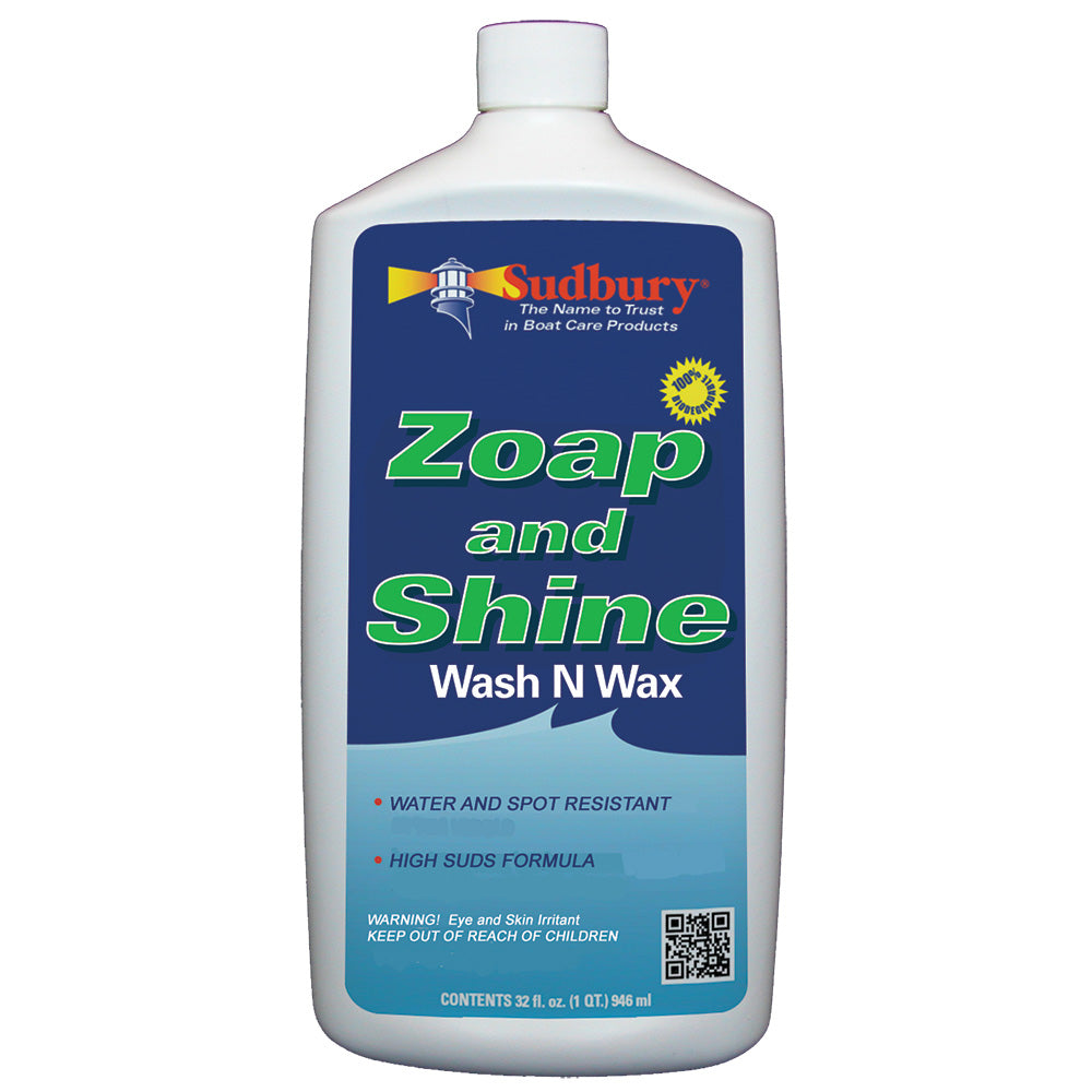 Sudbury Zoap & Shine Quart - Heavy-Duty Vehicle and Surface Cleaner